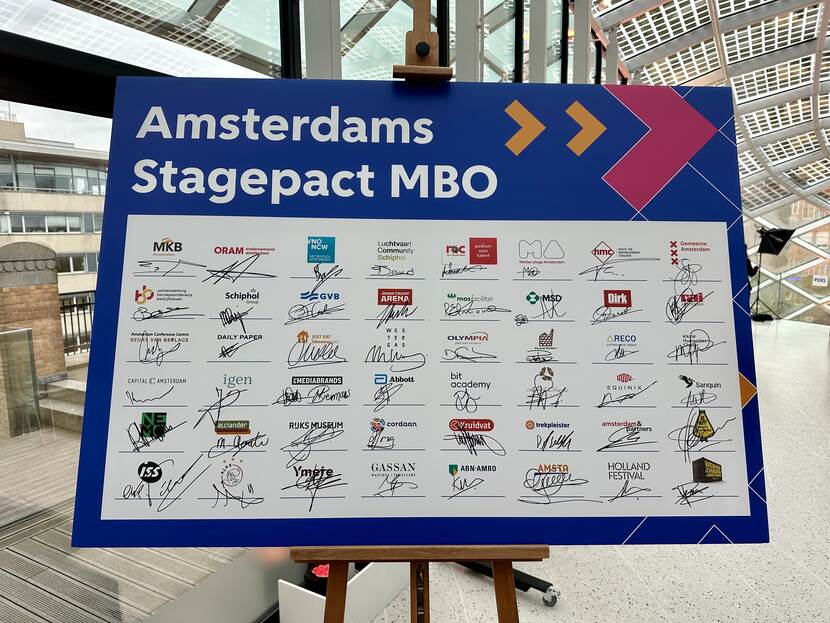 ISS ondertekent Amsterdams Stagepact MBO